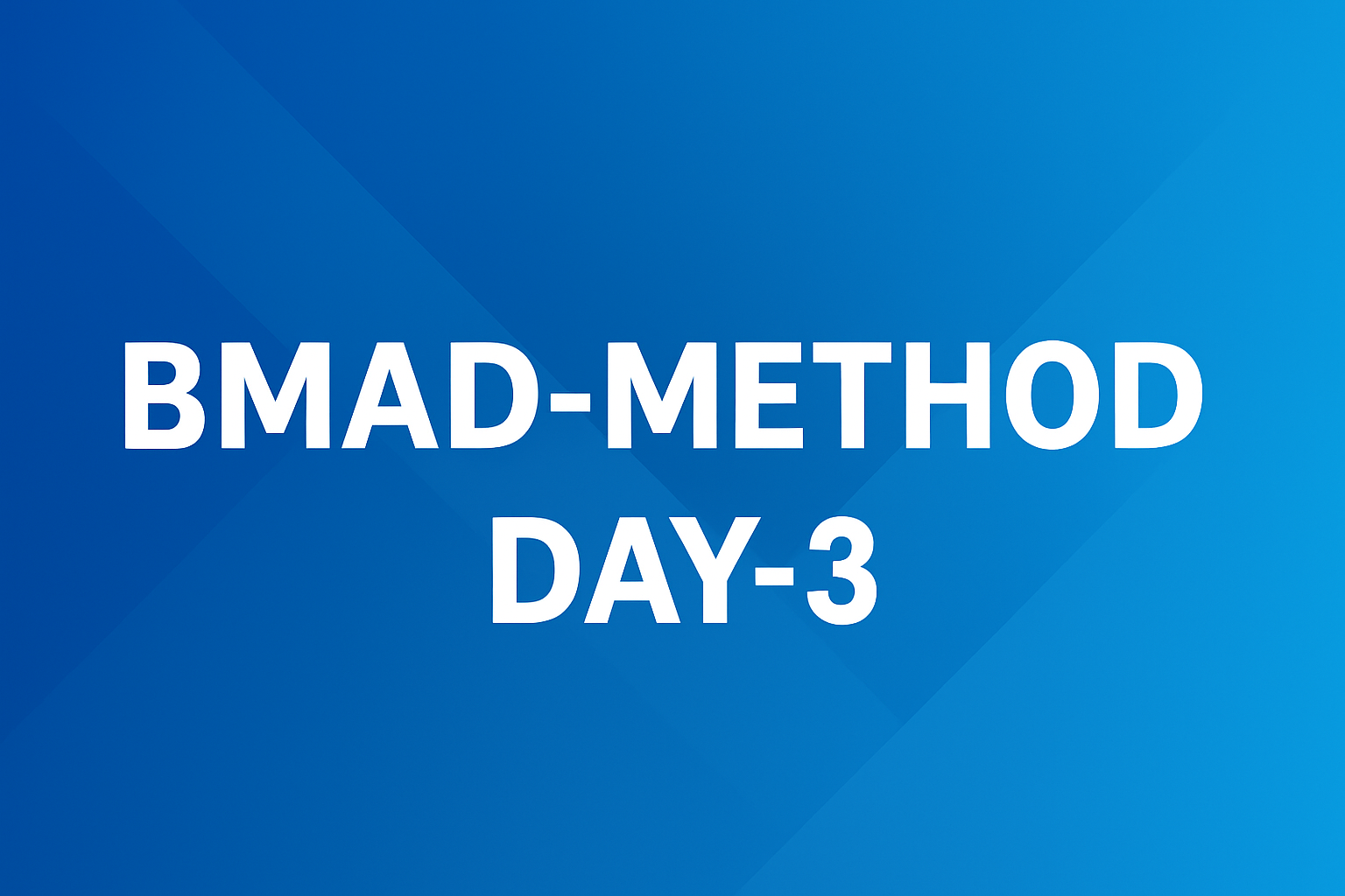 [Day 3] BMAD-Method project-1 calculator