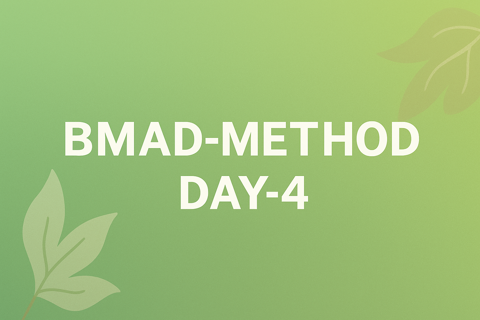 [Day 4] BMAD-Method project-1 calculator v2