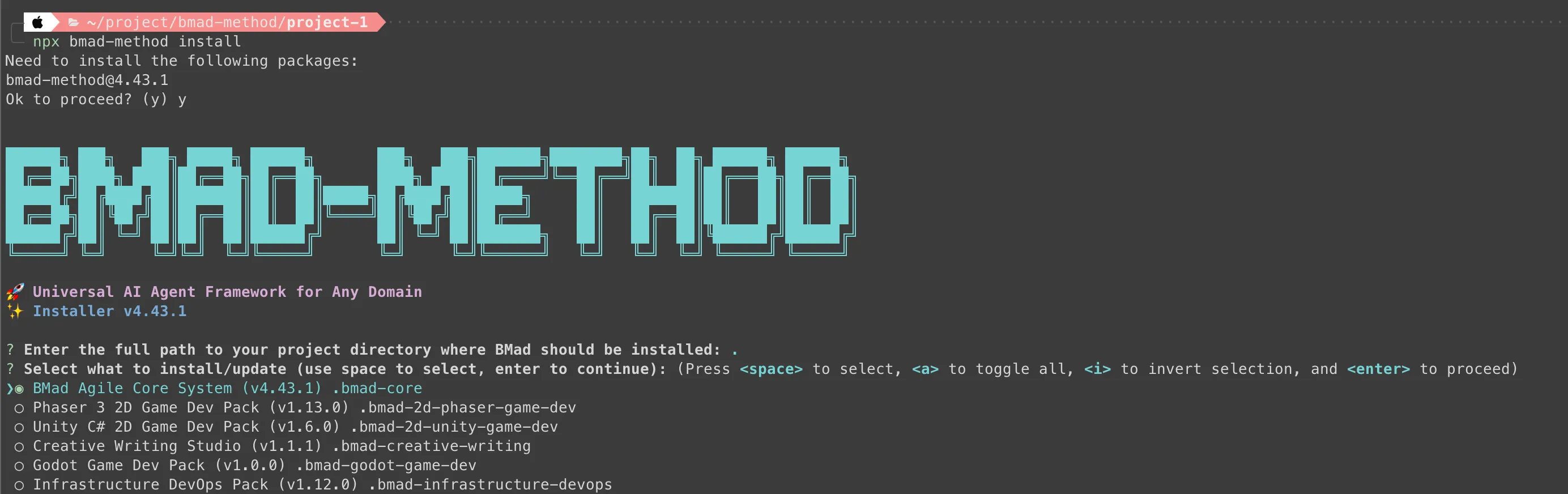 bmad-method-step-1