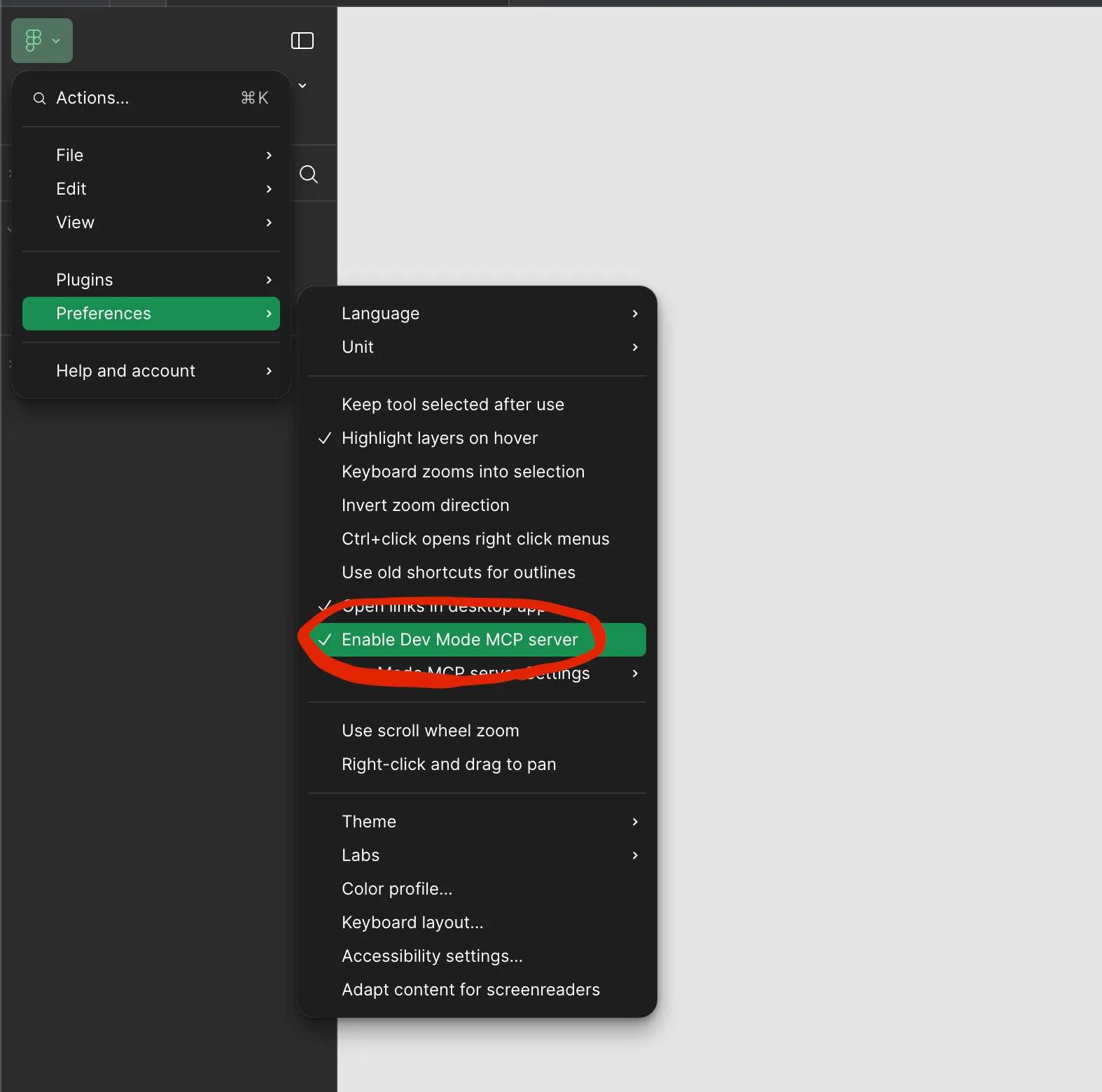 enable MCP