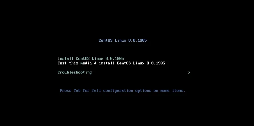 install centos