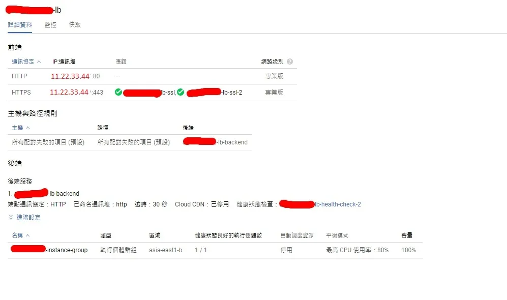 Load balancer結果 result
