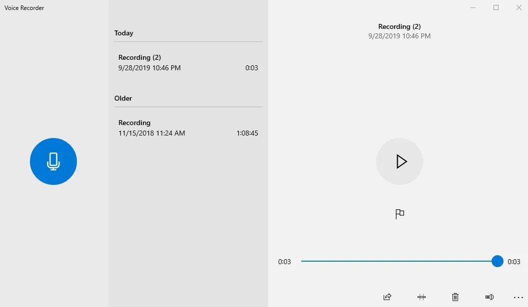voice recorder
